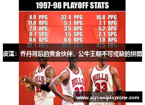 皮蓬：乔丹背后的黄金伙伴，公牛王朝不可或缺的拼图